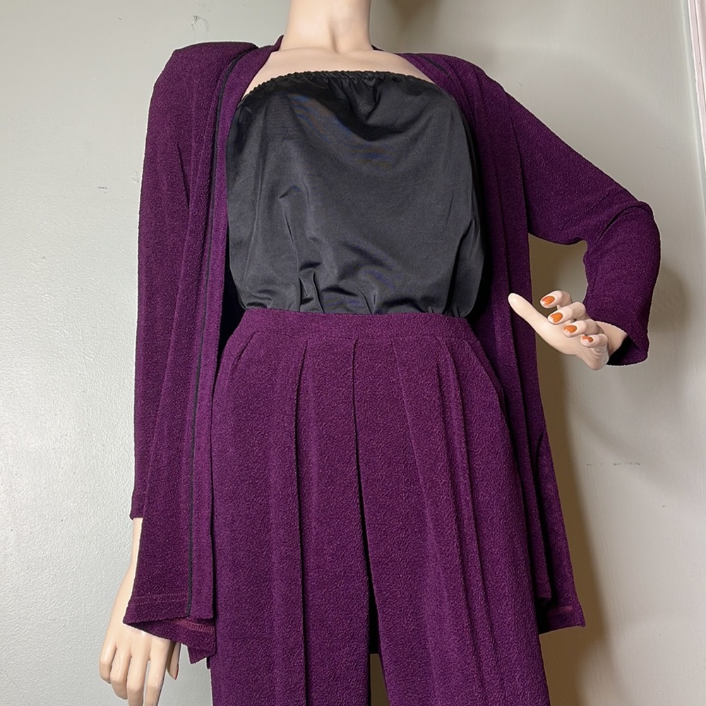 Vintage Gail Morgado 2 Piece Stretch Pant Suit